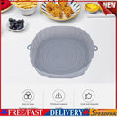 Silicone Air Fryer Liner Reusable Oven Baking BBQ Fryer Non-Stick Pan Mat 7"