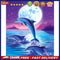 Acrylic Oil Painting By Numbers Dolphin Handmade Digital Picture Art Home Dec
