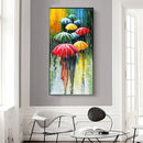 Holds Umbrella Oil Paint By Numbers Wall Art Craft Coloring Drawing for Adults