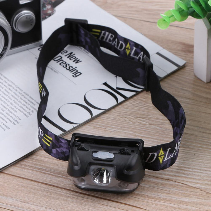 Rechargeable LED Headlights Waterproof 3000Lm Body Motion Sensor Glow