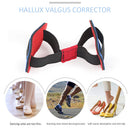 Hallux Valgus Corrector Belt Recovery Training Strap Toe Separator (Red) Newly