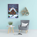 5D DIY Candy House Full Round Drill Diamond Painting Kit Craft Home Wall De