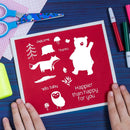 Metal Cutting Dies Silicone Seal Stencils DIY Scrapbooking Album Stamp (C) Newly