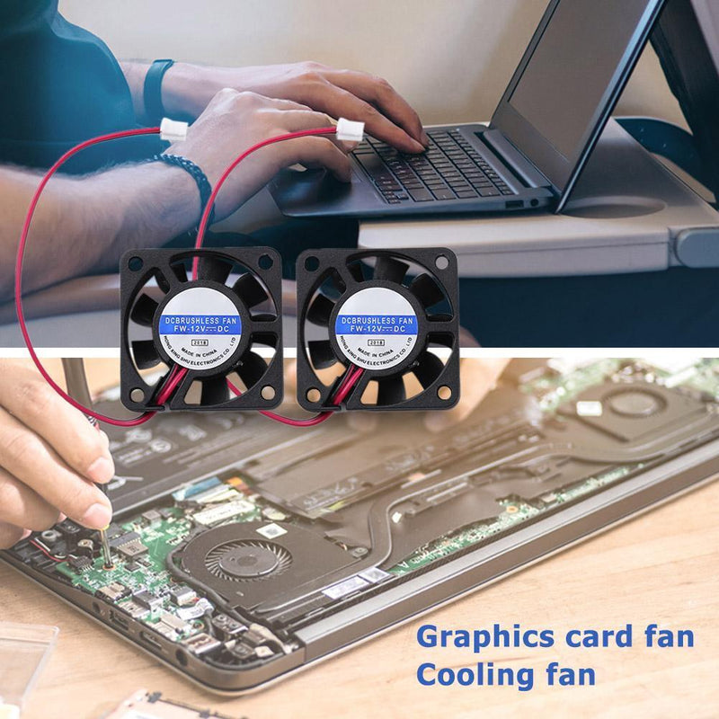 2pcs 4010 / 2p 4cm Mini DC Brushless Chassis Graphics Card CPU Cooling Fan 40
