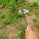 Steel Weeding Shovel Farm Tool Handheld Hollow Hoe Agriculture Rake Tool Newly