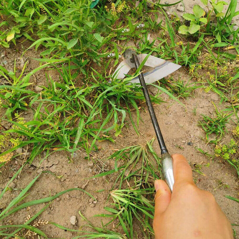 Steel Weeding Shovel Farm Tool Handheld Hollow Hoe Agriculture Rake Tool Newly