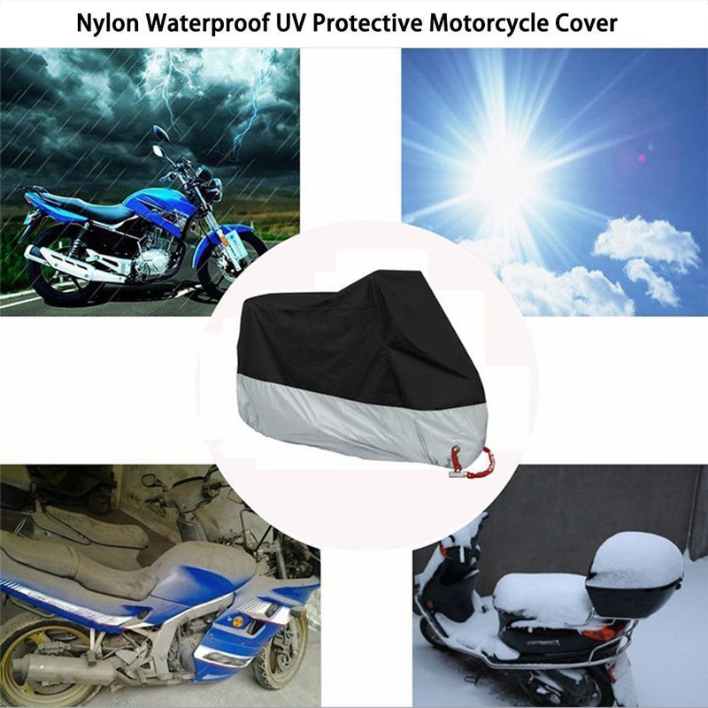 Dust Shield Waterproof Moped Scooter Motorcycle Cover Prevent Frost Sun Shade