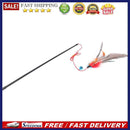 1pc Cat Teaser Wand Toys Funny Colorful Feather Rod Pet Interactive Bell St