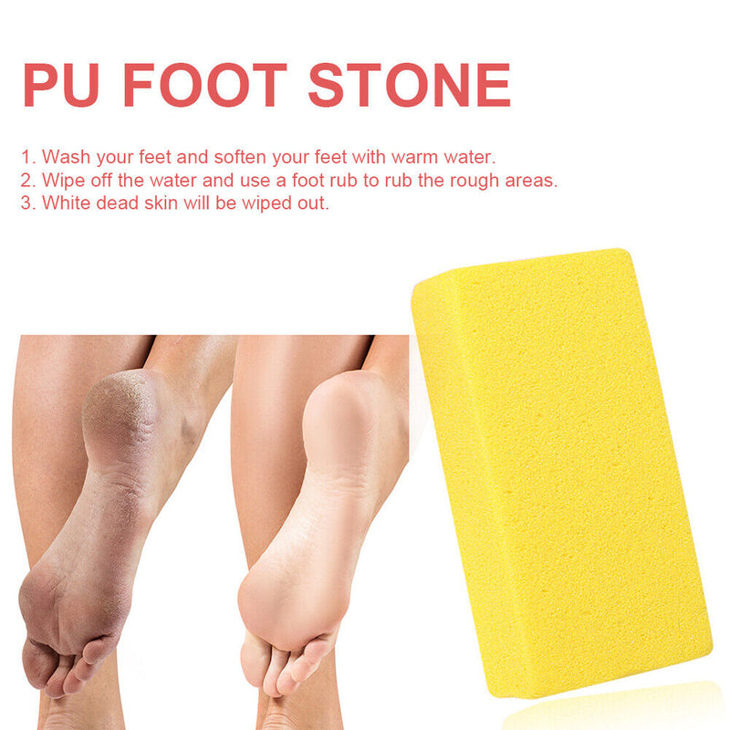 Foot Smooth Peeling File Pumice Stone Dead Skin Callus Exfoliate Pedicure Tool
