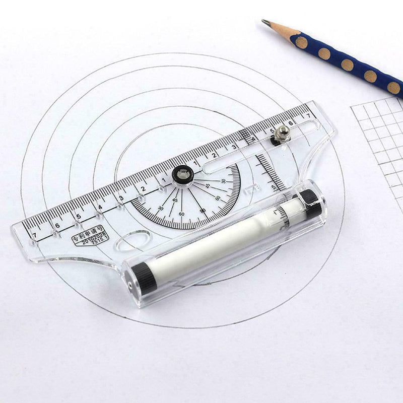 Plastic Measuring Rolling Ruler Drawing Roller Ruler Parallel Ruler HOT US E5D2