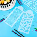Baking Tool Plastic Lace Decoration Template Cake Stencils Flower Spray