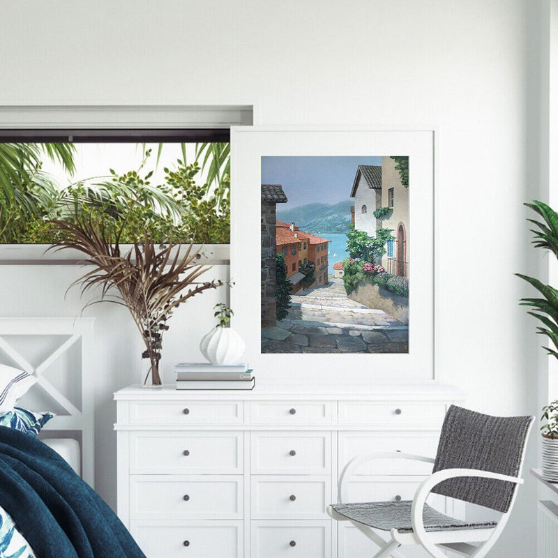 40x50cm Alley Frameless Picture Oil Paint By Numbers Hand Painted Picture Kit