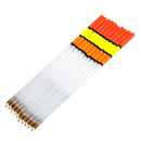 10pcs/Set Fishing Float Transparent Pipe Drift Carp Feeder Floats Fishing Tackle