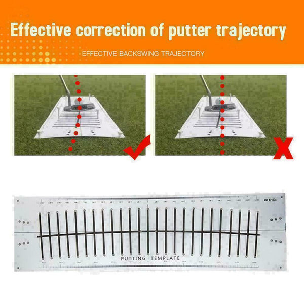 Golf Track Paper Golf Putter Putting Mat Trainer Indoor Training Z6T0 Tool L7B9