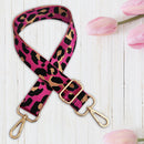 Leopard Strap for Crossbody Shoulder Bag Accessories Replacement (Rose)