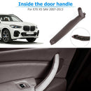 Right Inner Door Panel Handle Pull Trim Cover for E70 X5 E71 SAV (Brown) Newly