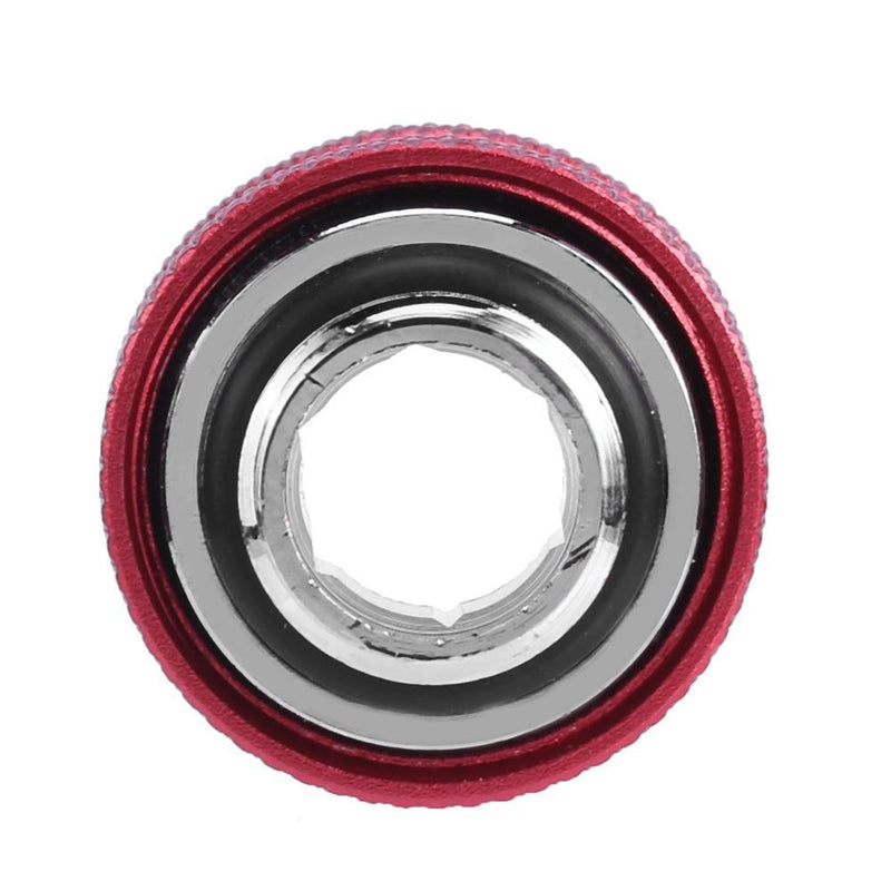 G1/4 Thread Rigid Tube 14mm Hard Tube Extender for PC Water Cooling(Red)