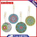 4pcs DIY Special-Shaped Diamond Painting Bag Pendant Mandala Keychains Pendant