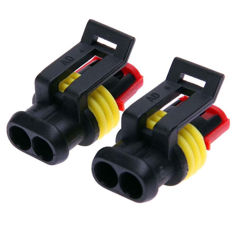 10 Sets Kit Gasket Waterproof Male for Automobiles IP65 Male Plug Aut