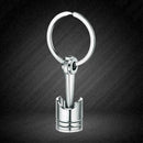 Neu Metal Piston Car Keychain Keyfob Engine Fob Chain E2I1 keyring Ring Z9X1