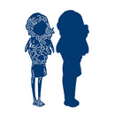 Metal Cutting Dies Stencils + Paper Cards Girl Rabbit DIY Gift Card Decor Craft