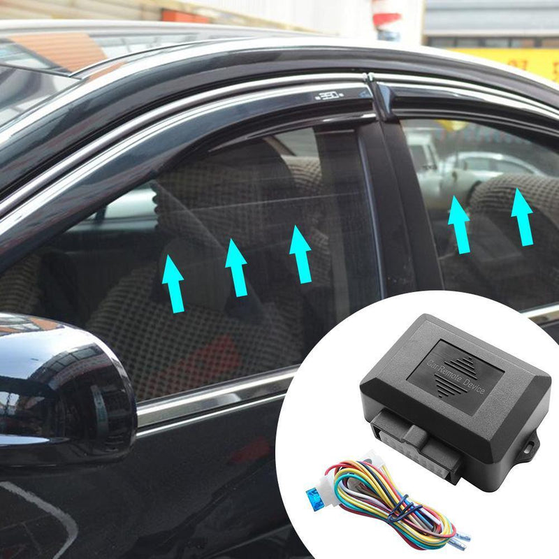 Window Wind Up Closer 4-Door Module Alarm System 12V Car Vehicle