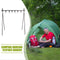 Hanging Rack Aluminum Alloy Outdoor Camping Triangular Clothes Storage Rack