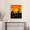 Halloween Pumpkin Bat Oil Paint By Numbers Kit Art Decor 40x50cm (B1602)