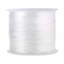 0.8mm 100 Meter Clear Stretch Elastic Beading Cord Spool Roll Thread String M9C4