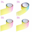 Gradient Colors  Hair Clip Accessories Grosgrain Rainbow Ribbon Handmade