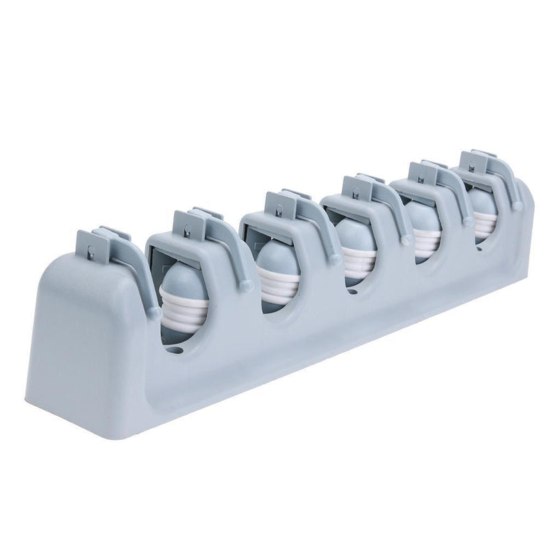 Wall Mounted Mop Brush Broom Hanger Storage Rack Kitchen Organizer(5 Racks)