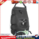 Foldable 20L Solar Water Storage Bags Outdoor Heating Shower Bags (Black) Newly