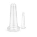 2x Silicone Cupping Suction Can Vacuum Face Leg Arm Massage Cup Health Care Tool