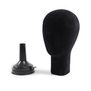 Foam Male Female Head Mold Wigs Glasses Hat Display Holder Stand (Black)