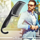 Pro Wide Tooth Hair Comb Antistatic Barber Styling Brush with Curved Hook Newly