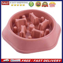 Pet Slow Eating Dog Bowl Slow Anti Choking Puppy Eating Dish Feeder Food Bo