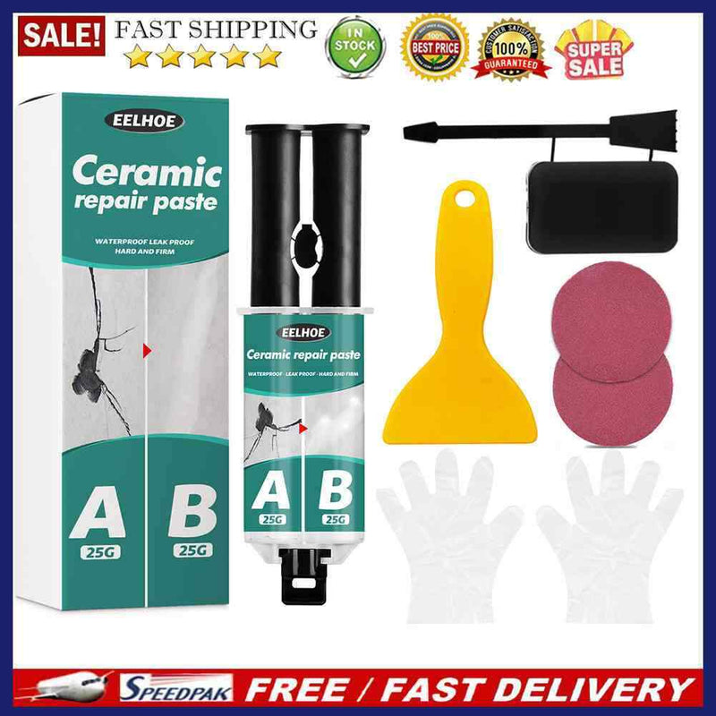 1 Set Tile Repairing Paste Waterproof Bathroom Bathtub Floor Adhesive Glue