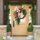 Spring Home Decor Garden Simulation Door Hanging Garlands Wreath Ornaments
