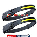 LED Headlamp Flashlight - 350Lumen Headlight Waterproof for Running(2 Pack)
