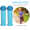 MTB Bike Handlebar Grips Cover Rubber Kid Tricycle Scooter Grip (Blue) Newly