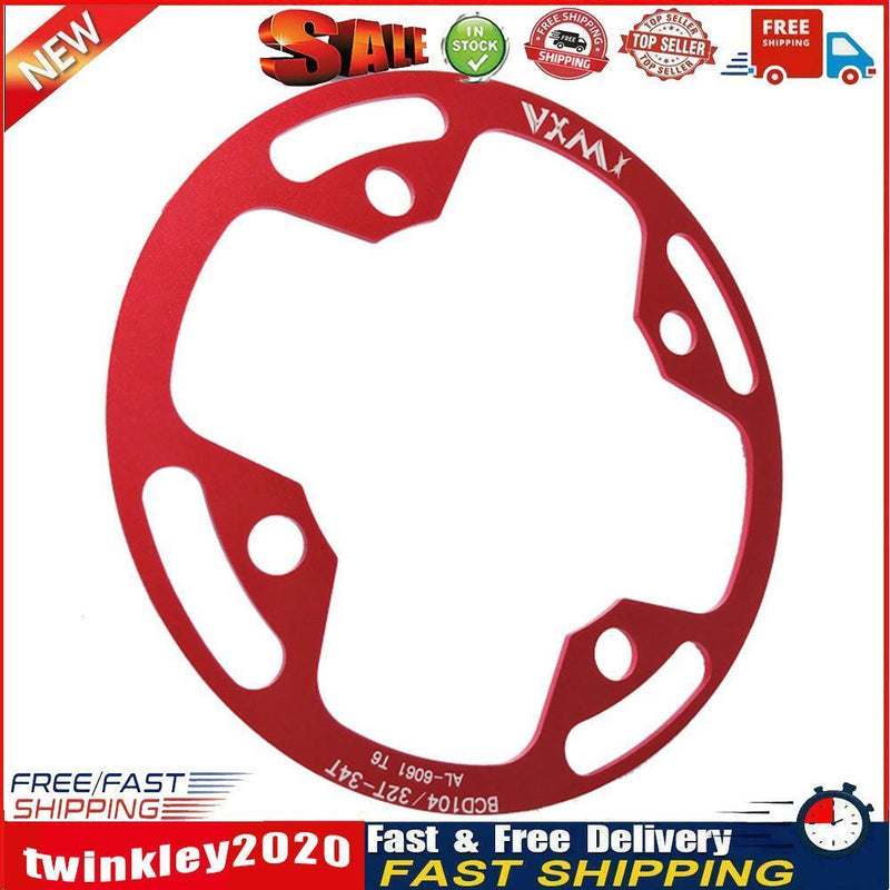 VXM MTB Bike Crank Protector Cover Chainring Crankset Guard Red (32T-34T) Newly