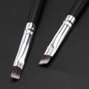 6pcs Double Ended Eyebrow Brush Eyelash Brush Wooden Handle Eye Makeup Tool
