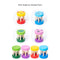 Baby Wooden Rattle Kids Early Education Cartoon Music Toys Infant Handbell Newly