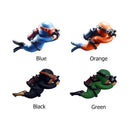Aquarium Fish Tank Landscape Diver Underwater Aquatic Ornaments (Orange)