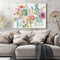 Multi-color Flower Oil Paint By Numbers Kit DIY Acrylic Painting on Canvas Cr
