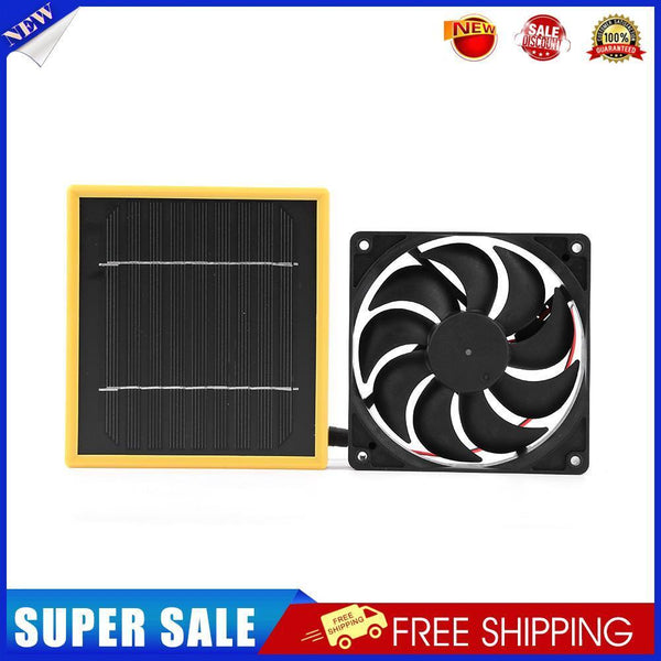 5W 12V 6 inch Air Extractor Waterproof Solar Panel Powered Ventilator Fan
