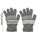 Screen Full Fingered Mittens Short Wrist Gloves Hand Warmer Knitted Gloves