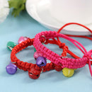 Collar Cat Dog Collar Adjustable Weave Handmade With Colorful Bell Cat Collars