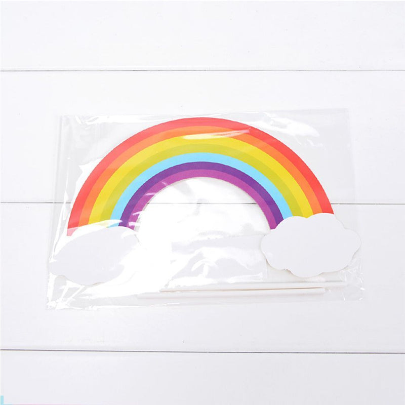 Decoration Party Supplies Large Cake Topper Birthday Cake Decoration Rainbow