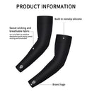 #A WEST BIKING Ice Silk Arm Sleeves Summer Non-slip Cooling Breathable Arm Cover